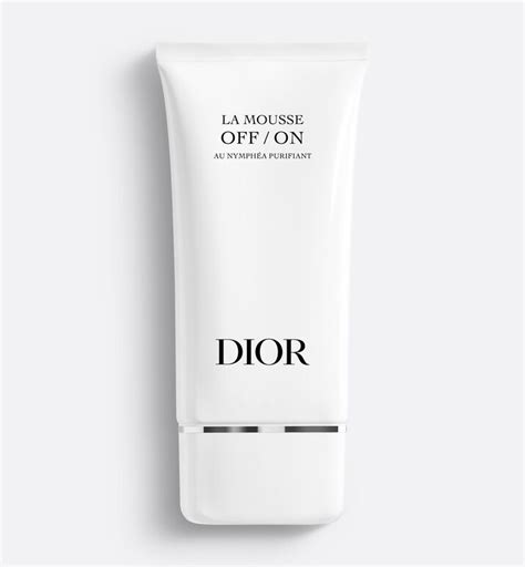 dior au nymphea purifiant|La Mousse OFF/ON infusée en nymphéa purifiant .